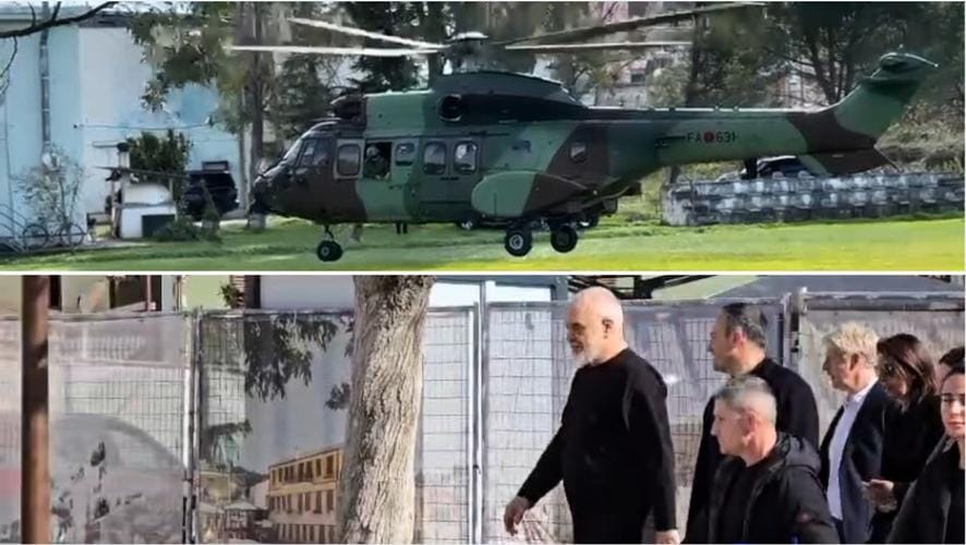 Kryeministri Rama Inspekton Projektet në Vlorë, Përgjigjet Opozitës për Udhëtimin me Helikopter