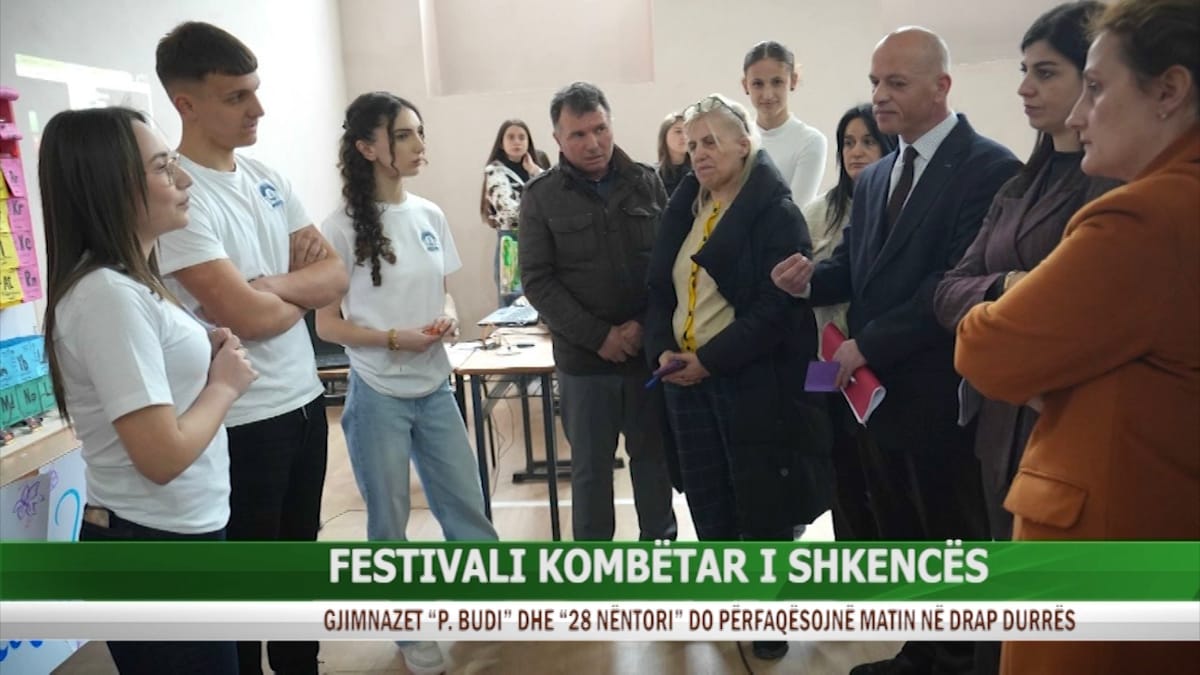 FESTIVALI KOMBËTAR I SHKENCËS/ GJIMNAZET “P. BUDI” DHE “28 NËNTORI” DO PËRFAQËSOJNË MATIN NË DRAP DURRËS