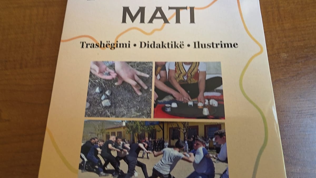 PROMOVOHET LIBRI “LOJËRA POPULLORE - MATI” I AUTORIT ESAT RUKA - “MJESHTËR I MADH”