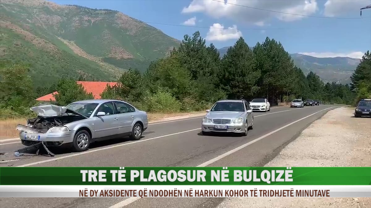 DY AKSIDENTE ME TRE TË PLAGOSUR NË BULQIZË, NJË NISET DREJT TRAUMËS NË TIRANË