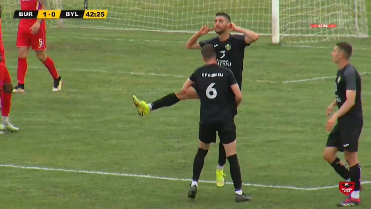 Burreli mund Bylisin, matjanët dominojnë lojën ndaj skuadrës ballshiote