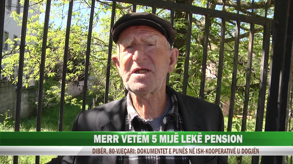 80-vjeçari me vetëm 5 mijë lekë të rinj pension