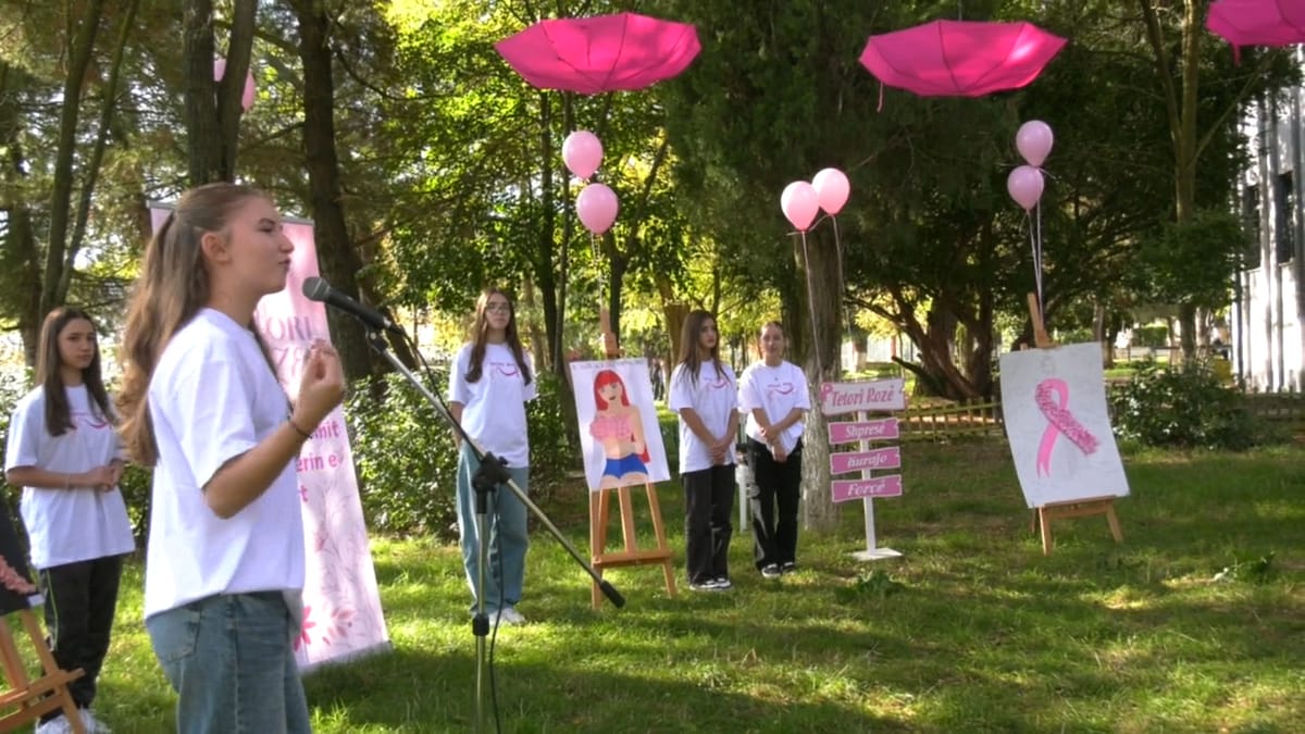 Aktivitet sensibilizues për luftën kundër kancerit të gjirit