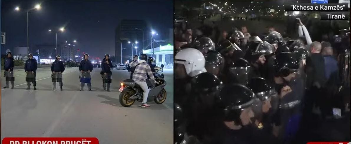 Opozita mbyll mosbindjen civile pas 3 orësh, nga veriu në jug u paralizua qarkullimi në 6 akse rrugore kryesore.