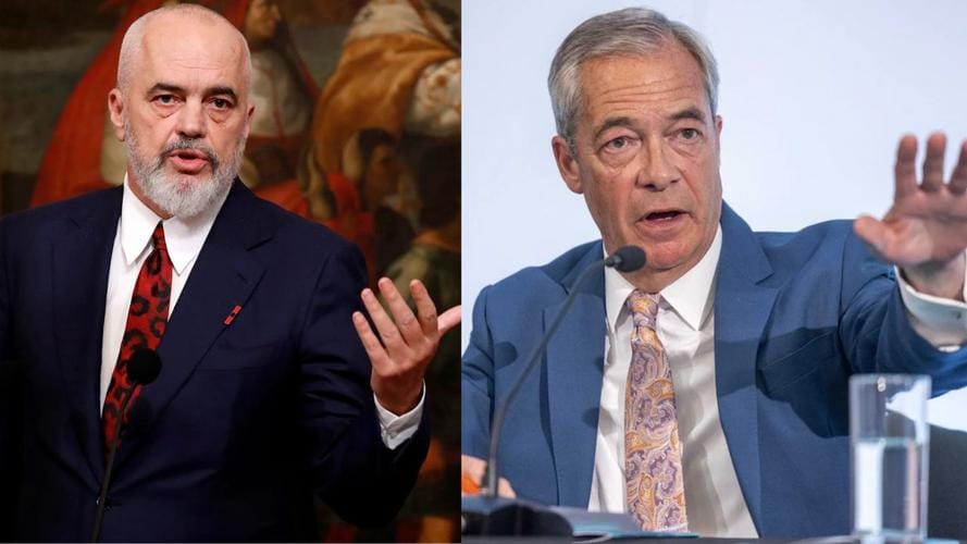 “Do të sigurohemi që të mbajë fjalën”/ Përplasja për emigrantët shqiptarë të dënuar në Britani, Farage pranon sfidën e Ramës