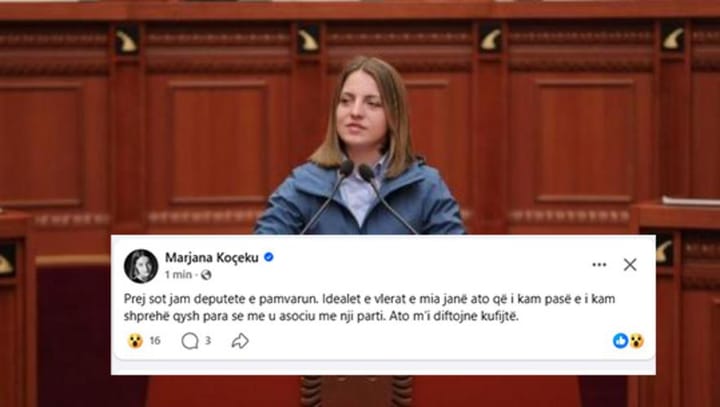 Deputetja Marjana Koçeku Shkëputet nga PS-ja, Bëhet e Pavarur Mes Protestave