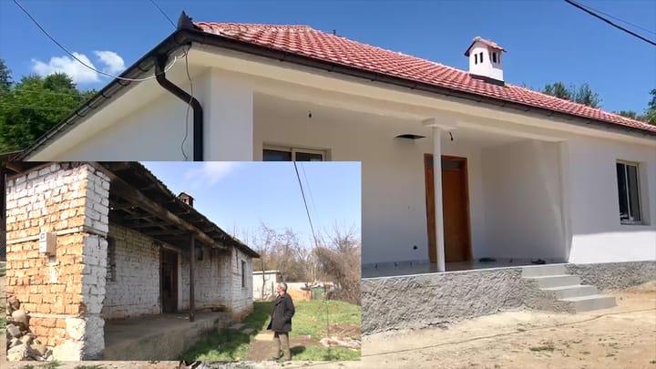 Ndryshon jeta e ish minatorit Ali Qishkeku nga Shupenza, pas lajmit, i restaurohet banesa
