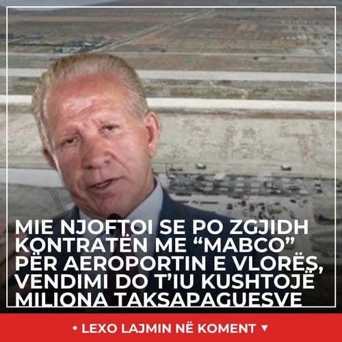 Aeroporti i Vlorës drejt Zgjidhjes së Kontratës, Pacolli Paralajmëron Arbitrazh Ndërkombëtar