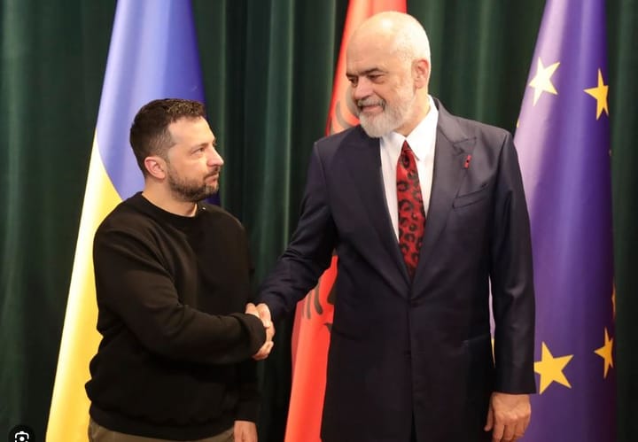 Zelensky konferencë të përbashkët me Ramën: Falenderoj Shqipërinë për mbështetjen e Ukrainës dhe paketave të ndihmës