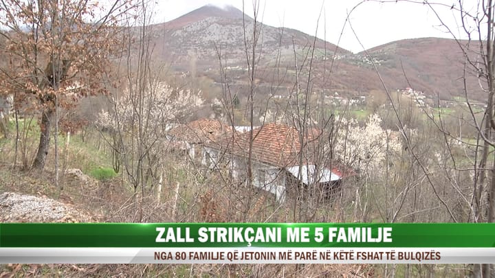Fshati Zall Strikçan drejt braktisjes së plotë