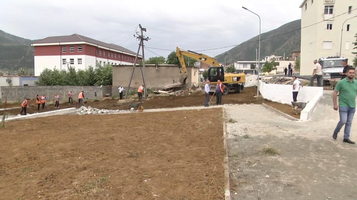 Bulqizë, sistemim të hapsirave publike në lagjen e re