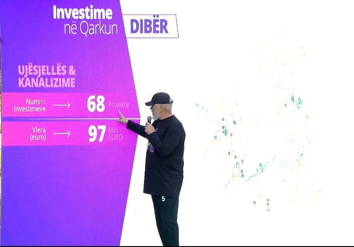 Rama në Mat: Qarku Dibër do jetë pjesa më e lakmuar e metropolit shqiptar! Do rikonstuktojmë aksin rrugor Burrel-Ulëz-Skuraj