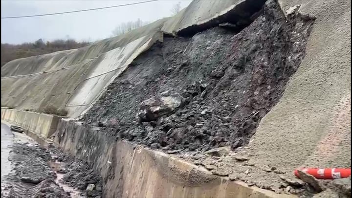 Shembet skarpata e rrugës së Arbrit në Maricë