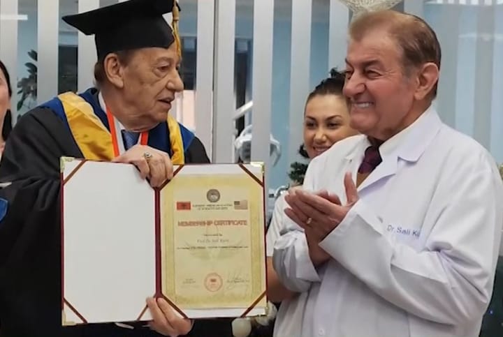 DOKTOR SALI KURTI – AKADEMIK AKADEMIA SHQIPTARO-AMERIKANE NDERON STOMATOLOGUN E MIRËNJOHUR MATJAN