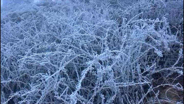 Mjegull e ngricë në aksin Bulqizë – Maqellarë