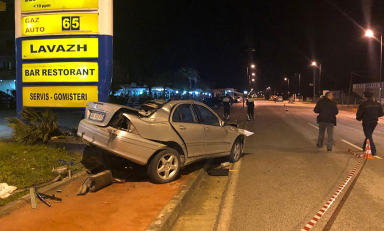 Aksident i rëndë  në Kavajë, shkon në tre numri i viktimave.