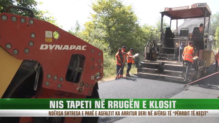 Nis hedhja e tapetit në rrugën Klos – Burrel
