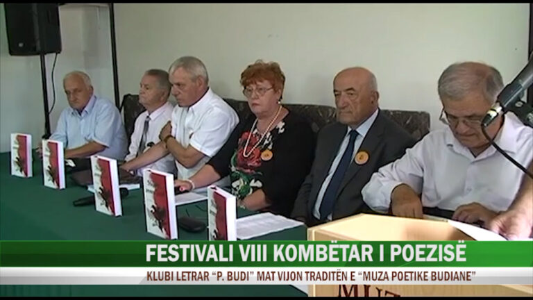 FESTIVALI VIII KOMBËTAR I POEZISË KLUBI LETRAR “P. BUDI” MAT VIJON TRADITËN E “MUZA POETIKE BUDIANE” ME POETË NGA TË GJITHA VISET SHQIPFOLËSE
